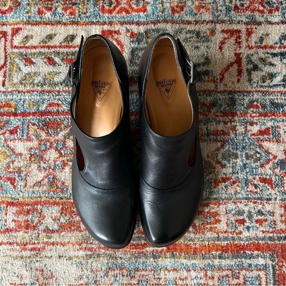 John Fluevog Gracias Side Buckle Shoes w/ Cutout - Picture 10 of 16